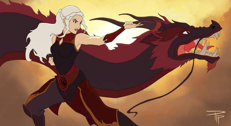 Illustration for article titled Awesome Fanart Marries Game of Thrones and Avatar